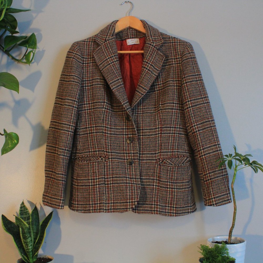Vintage Tweed Colorful Jacket